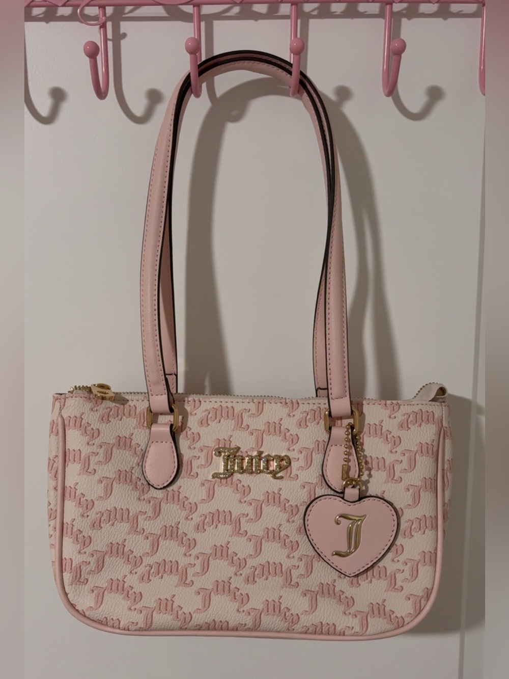 Pink monogram Juicy Couture Shoulder Bag